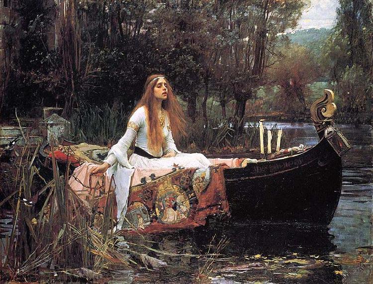 John William Waterhouse The Lady of Shalott Germany oil painting art